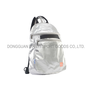 Silvery PU Backpack