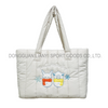 Large Nylon Puffy Tote Bag