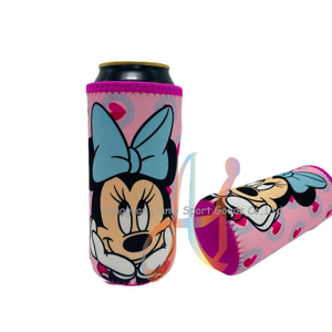 Comics Character Collection&Minnie Neoprene Beverage Holder Sleeve for Cans