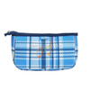 Classic Neoprene Toiletry Storage Bag (Blue and White Plaid)