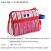 Manufacturer Directly Fully Customizable Neoprene Cosmetic Clutch with Designer Cute Eyes Printed for Makeup Carryall Zipper Pouch