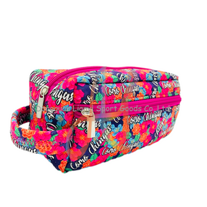 Floral Printing Elegant Neoprene Makeup carryall