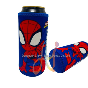 Comics Character Collection: Spider-Man Neoprene Can Cooler Pouch Sleeve Perfect for Picnics, BBQ,Parties And More