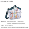 Manufacturer Directly Supplier Large Capacity Neoprene Cooler Tote Bag for Outdoor Picnics with Fully Customization