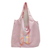 Stylish Nylon Shopping Bag with Durable Handles and Foldable Design