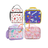 17 Years Manufacturer Directly Custom Lovely Strawberry Kids Insulated Lunch COOLER Bag with Multiple Zip Pockets for Girls Boys School Picnics