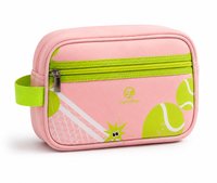 Printed Neoprene Makeup Pouch with Front Pocket