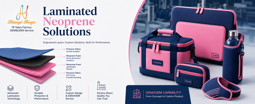 Laminated neoprene solution for neoprene bags