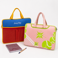 Perforated Neoprene computer bag with front pocket