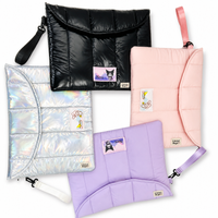 Quilted Laptop Carry Bag with Wristlet