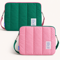 Puffy Laptop Bag with Shoulder Strap